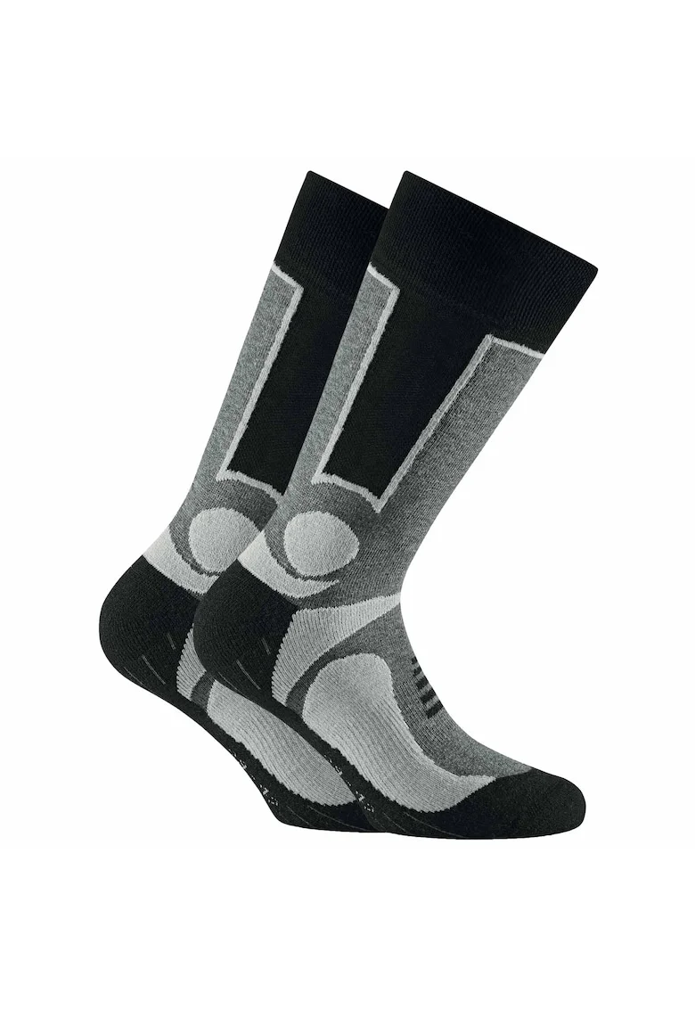Set de sosete unisex pentru trekking - 2 perechi, Gri