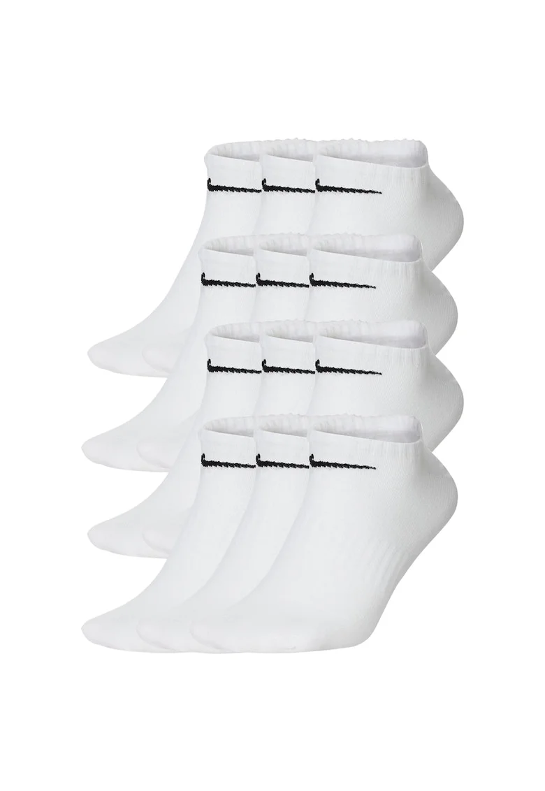 Set de sosete unisex pana la glezna Everyday - 12 perechi, Alb