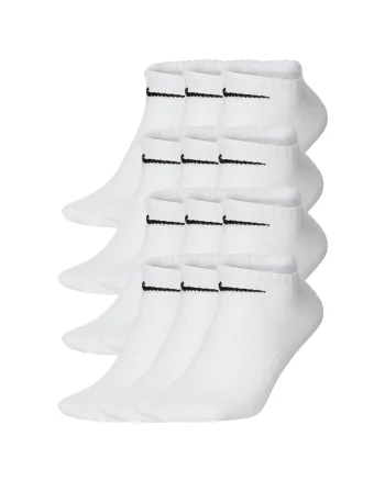 Set de sosete unisex pana la glezna Everyday - 12 perechi, Alb