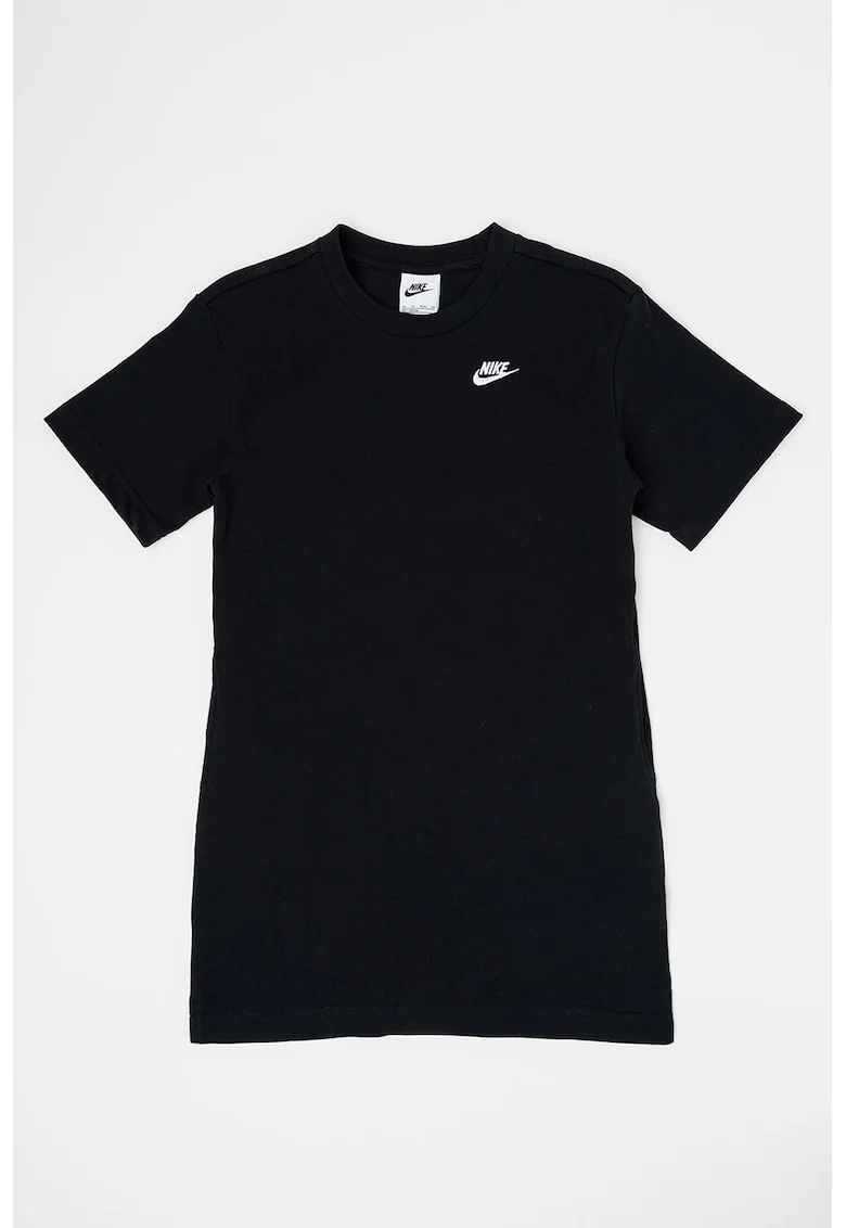 Rochie-tricou cu logo, Negru