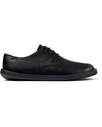 Pantofi casual de piele Wagon 20609, Negru