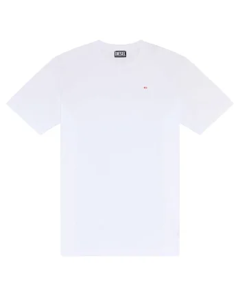 Tricou cu decolteu la baza gatului Just, Alb
