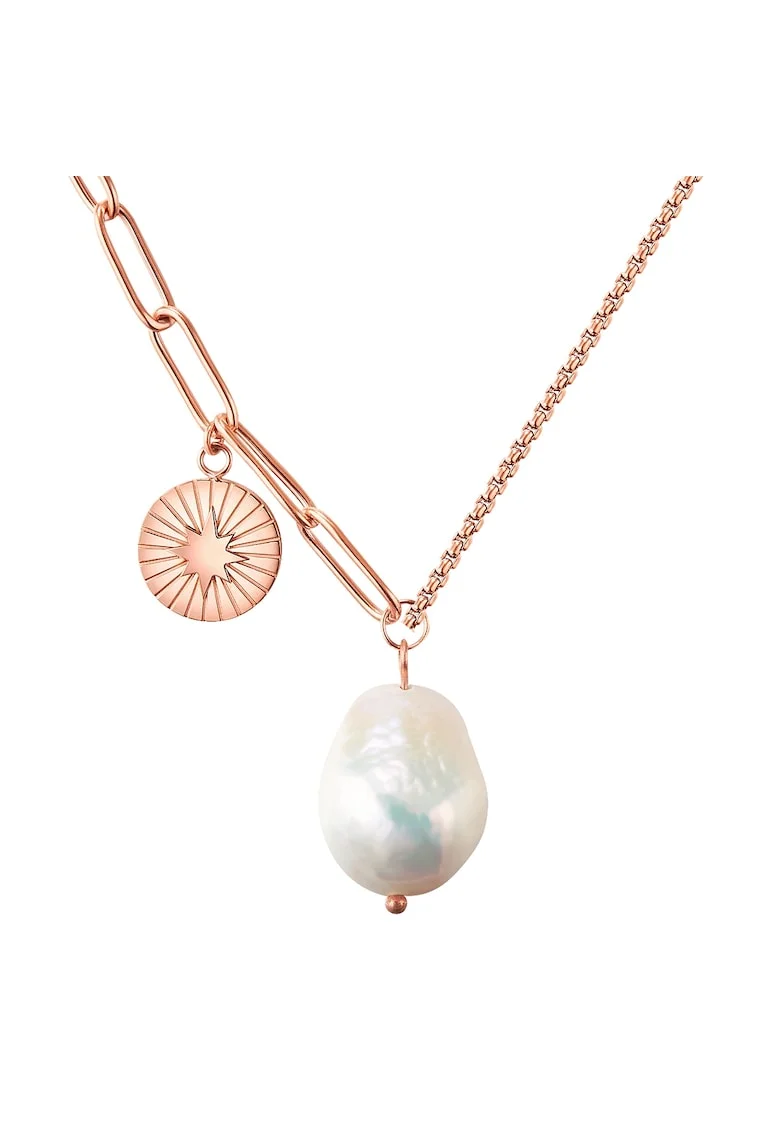 Colier placat cu aur de 18K, Auriu rose