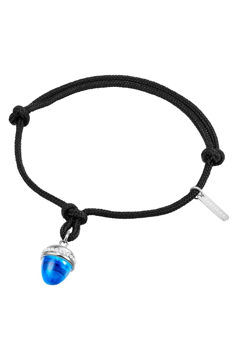 Bratara cu talisman din cristal, Negru
