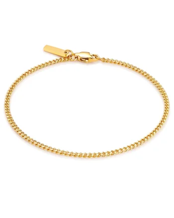 Bratara lant placata cu aur de 14K