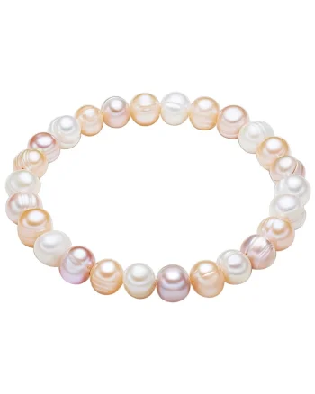 Bratara cu perle de apa dulce, Multicolor