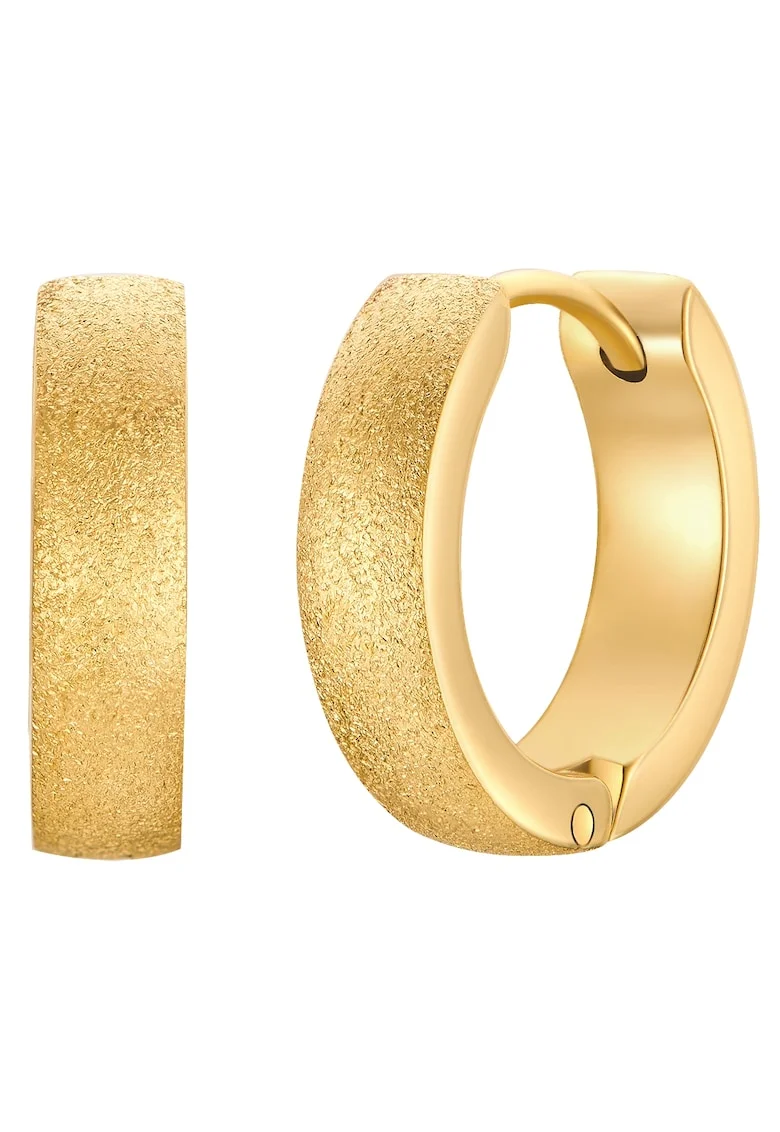 Cercei placati cu aur de 14K, Auriu