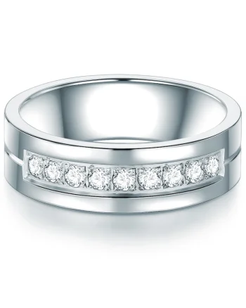 Inel de otel inoxidabil cu zirconia