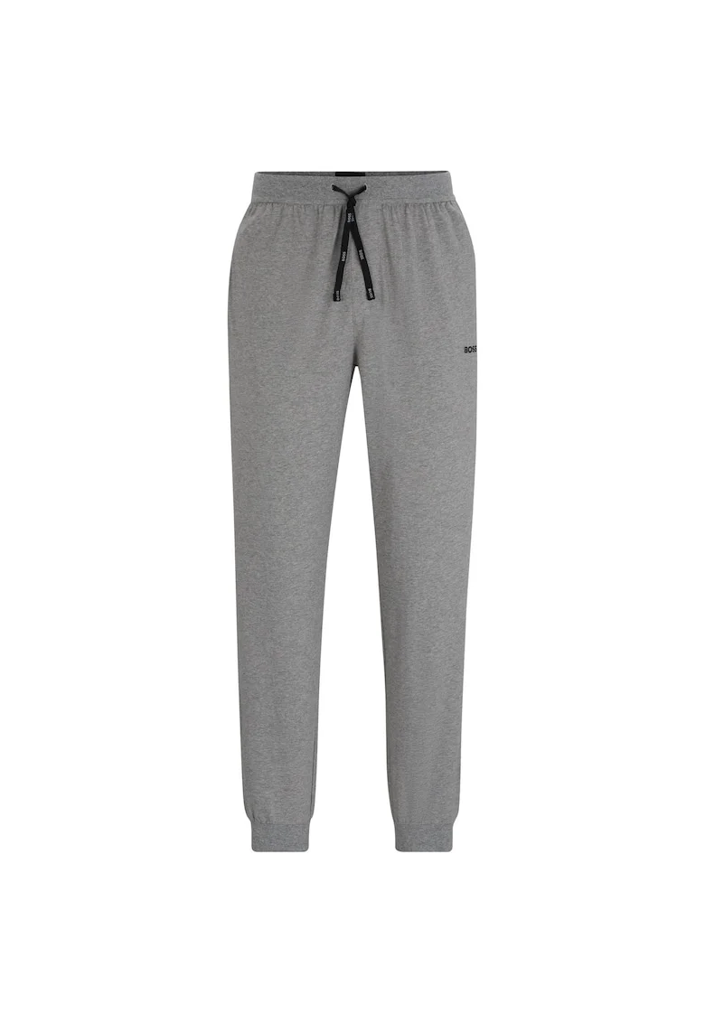 Pantaloni de trening de casa cu talie ajustabila, Gri