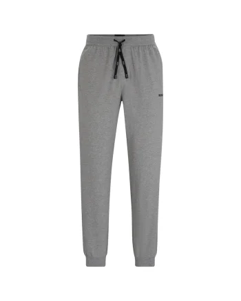 Pantaloni de trening de casa cu talie ajustabila, Gri