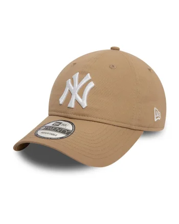 Sapca baseball cu monograma brodata, Alb/Maro camel