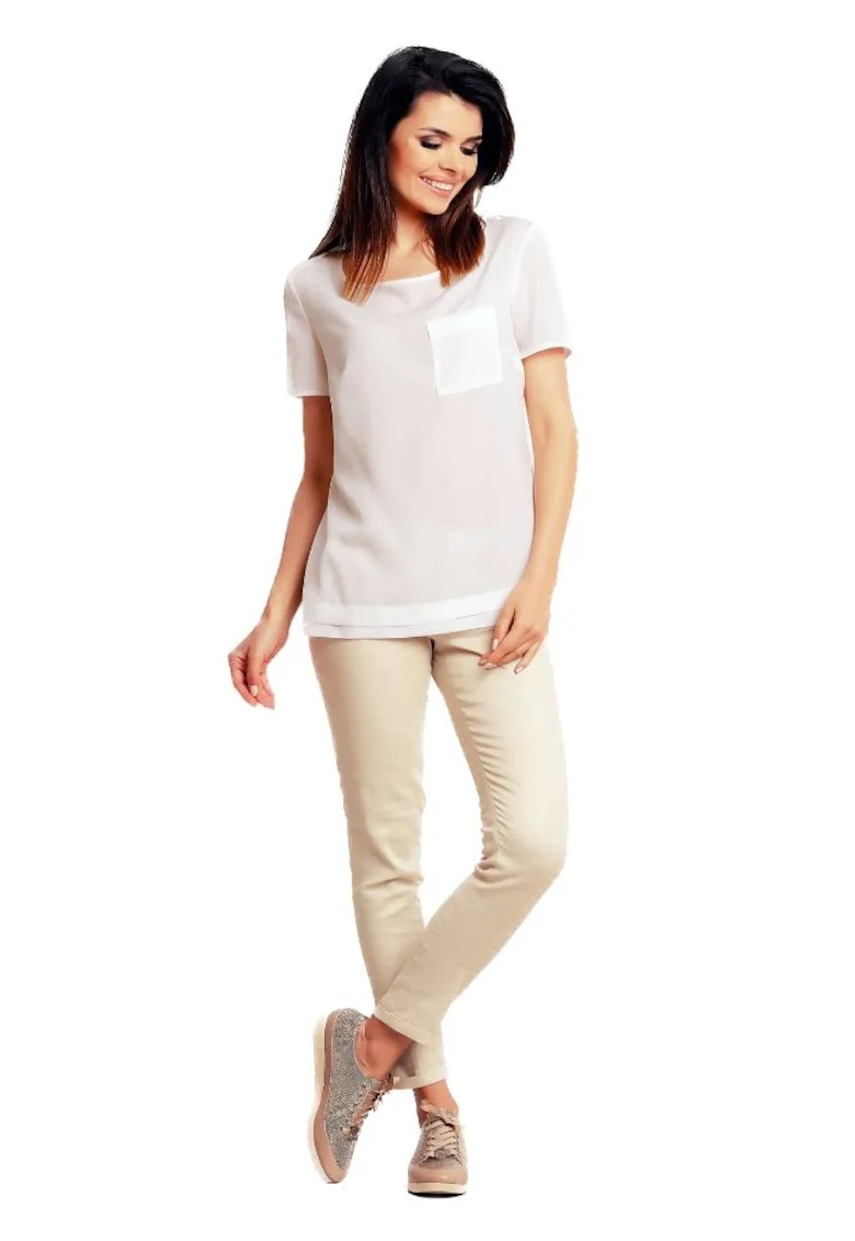 Bluza dama Anghaned M100 ecru, Bej
