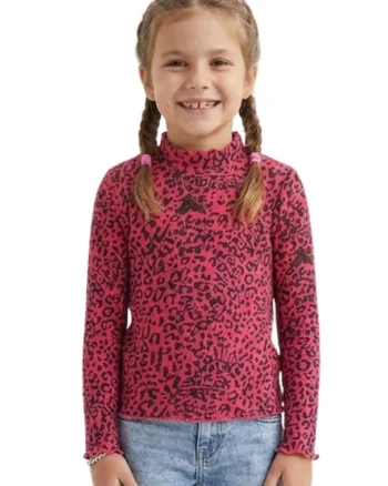 Bluza cu model animal print Leo,