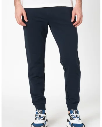 Pantaloni sport de bumbac cu snur de ajustare Gordon, Bleumarin