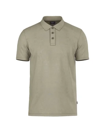 Tricou polo regular fit de bumbac Ambrosio