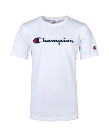 Tricou cu logo, Alb optic