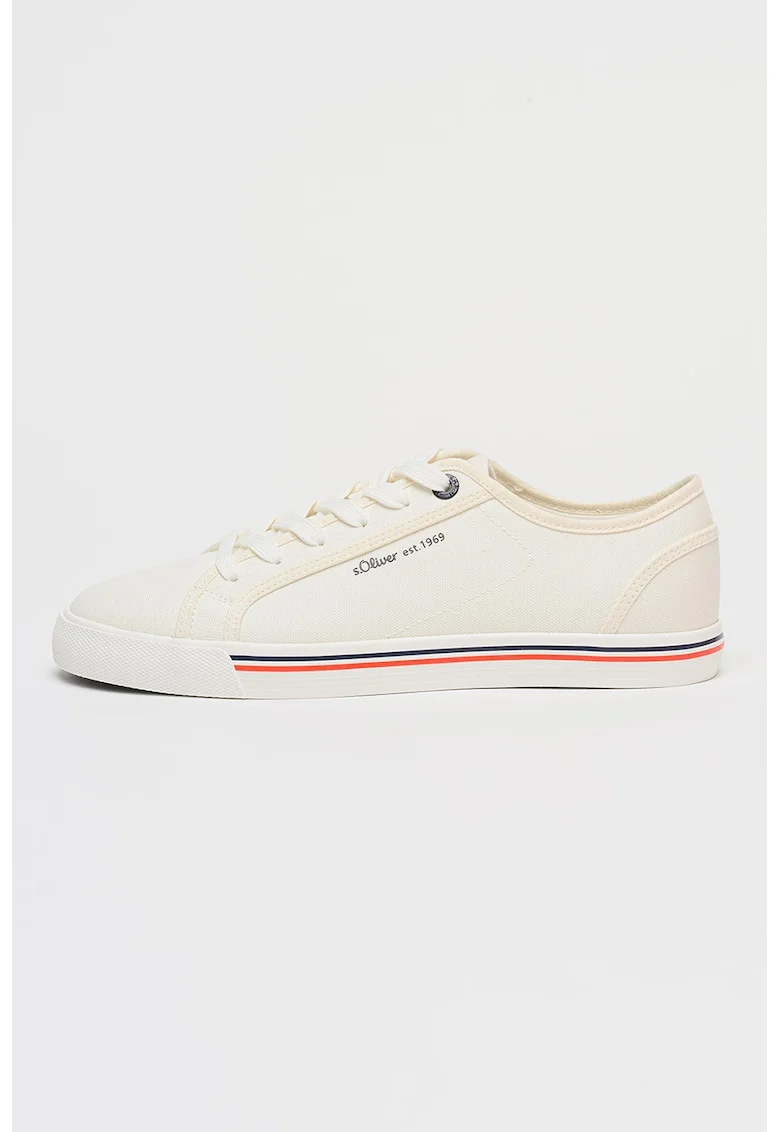 Tenisi canvas low-cut, Crem