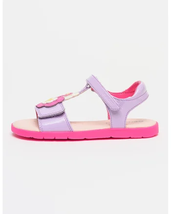 Sandale cu velcro Joyfoot, Lila/Roz
