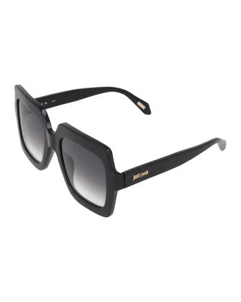 Ochelari de soare patrati cu lentile in degrade, Negru, Negru