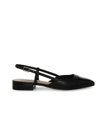 Pantofi slingback de piele Belinda, Negru