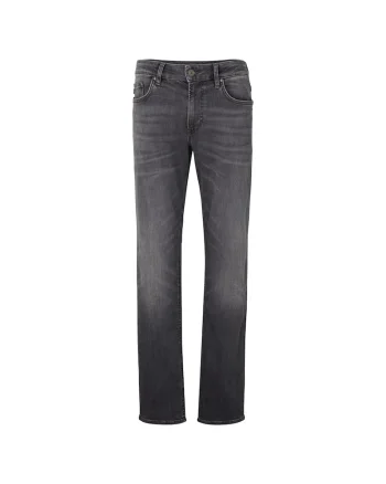 JOOP, Blugi cu aspect decolorat, Gri inchis