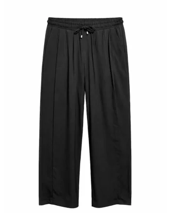 Pantaloni dama  elastic, negru, 100% poliester
