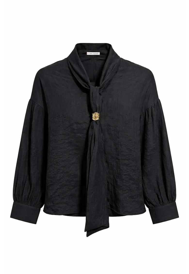 Bluza dama,  Decolteu in V, Negru