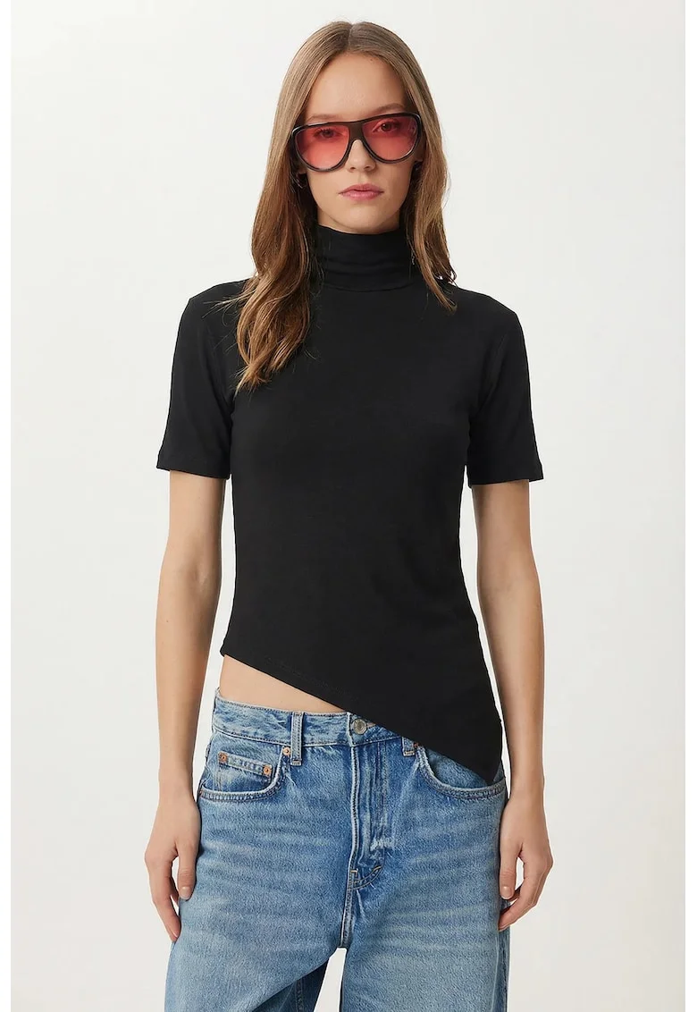 Tricou Negru Happiness Istanbul, Negru