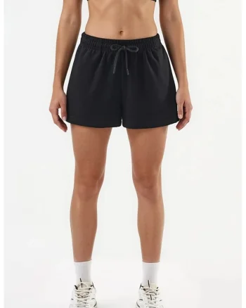 Pantaloni scurti dama  negru, poliester, viscoza