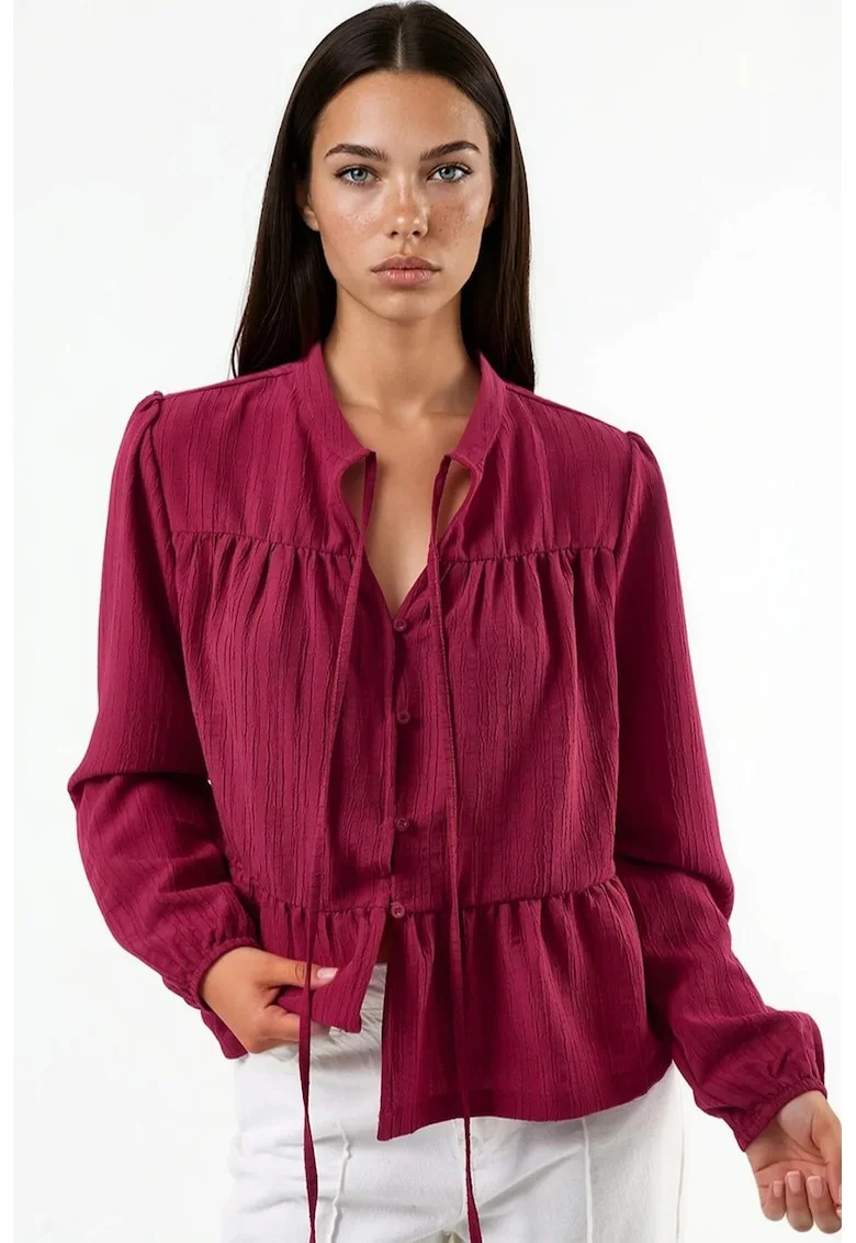 Bluza dama,  Bordeaux, Textil