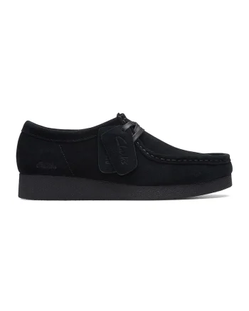 Mocasini din piele intoarsa Wallabee, Negru