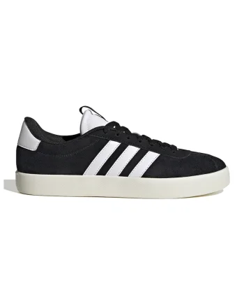 Pantofi sport VL Court 3.0 de piele intoarsa, Negru/Alb optic