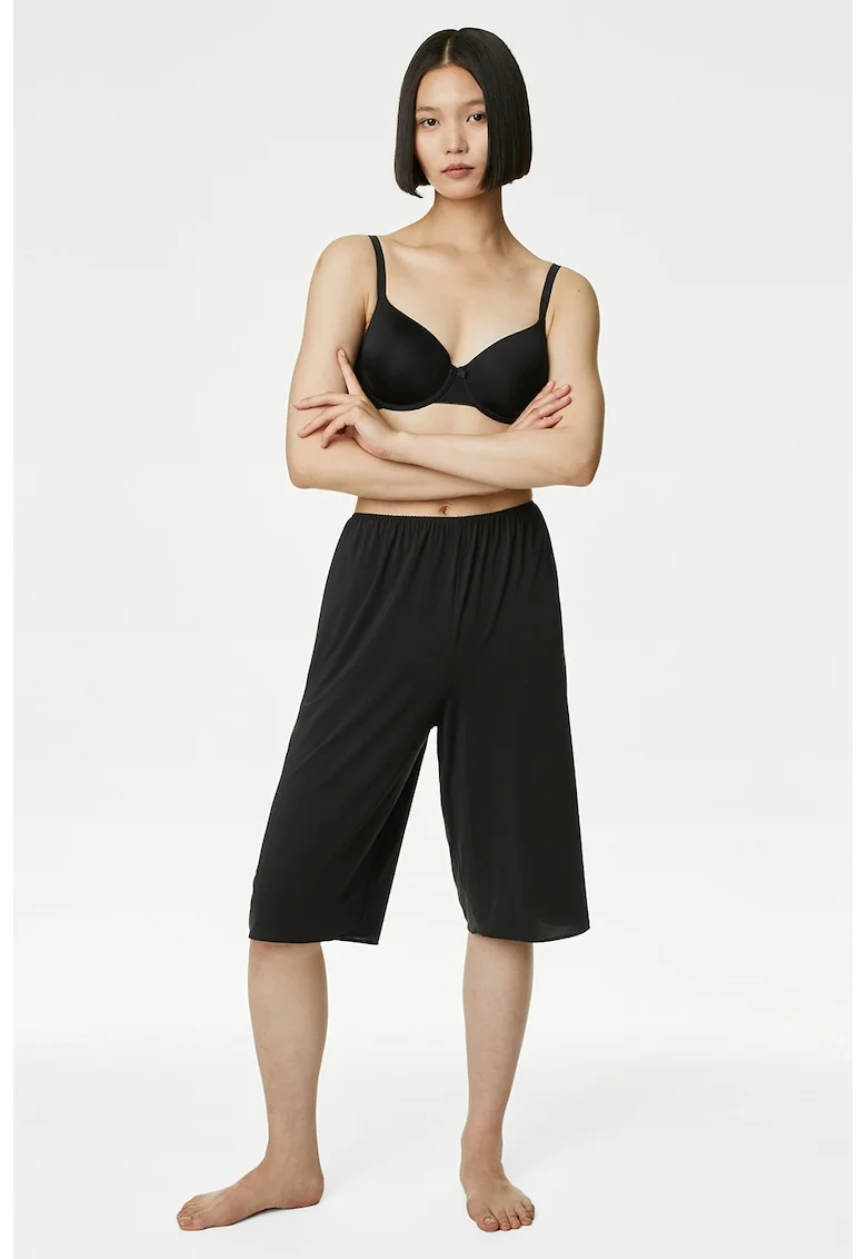 Pantaloni de pijama capri Flexifit™, Negru