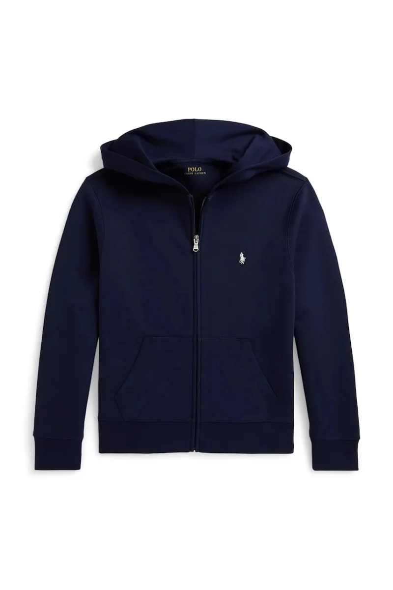 Polo Ralph Lauren hanorac cu glugă pentru copii cu bumbac