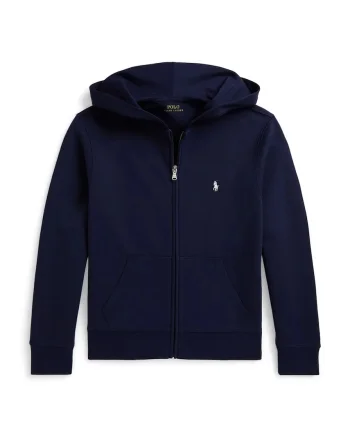 Polo Ralph Lauren hanorac cu glugă pentru copii cu bumbac