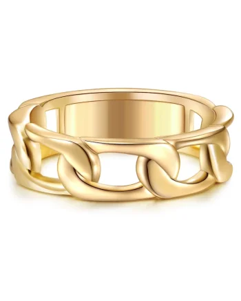 Inel de aur de 14K filat