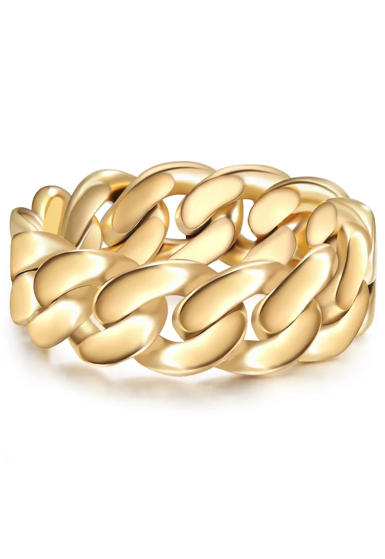 Inel de aur de 14K filat