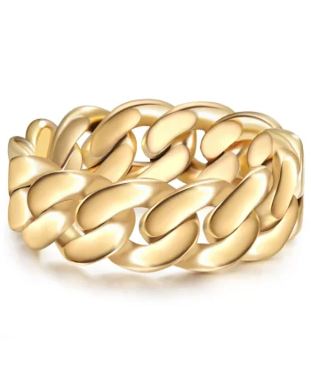 Inel de aur de 14K filat