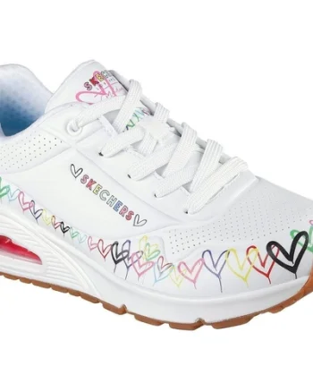 Pantofi sport femei Skechers Uno - Love All Aroun 177917-WMLT