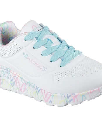 Pantofi sport copii Skechers Uno Lite - Lovely Luv 314976L-WPTQ