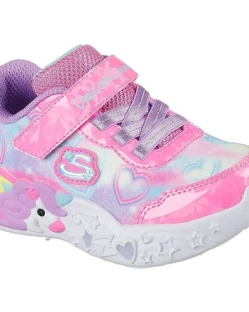 Pantofi sport copii Skechers S Lights-unicorn Charmer-lil 303064N-PKMT