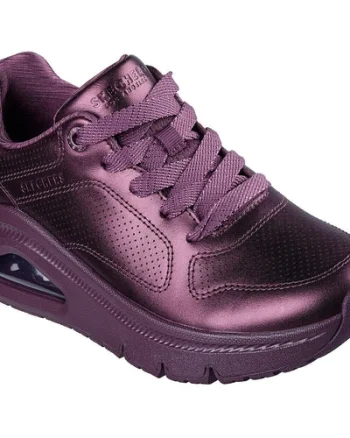 Pantofi sport femei Skechers Uno Icon - Lustrous Air 177768-WINE