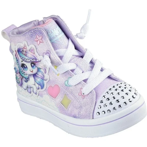 Pantofi sport copii Skechers S Lights-twi-lites 20-unico 314378N-LVMT