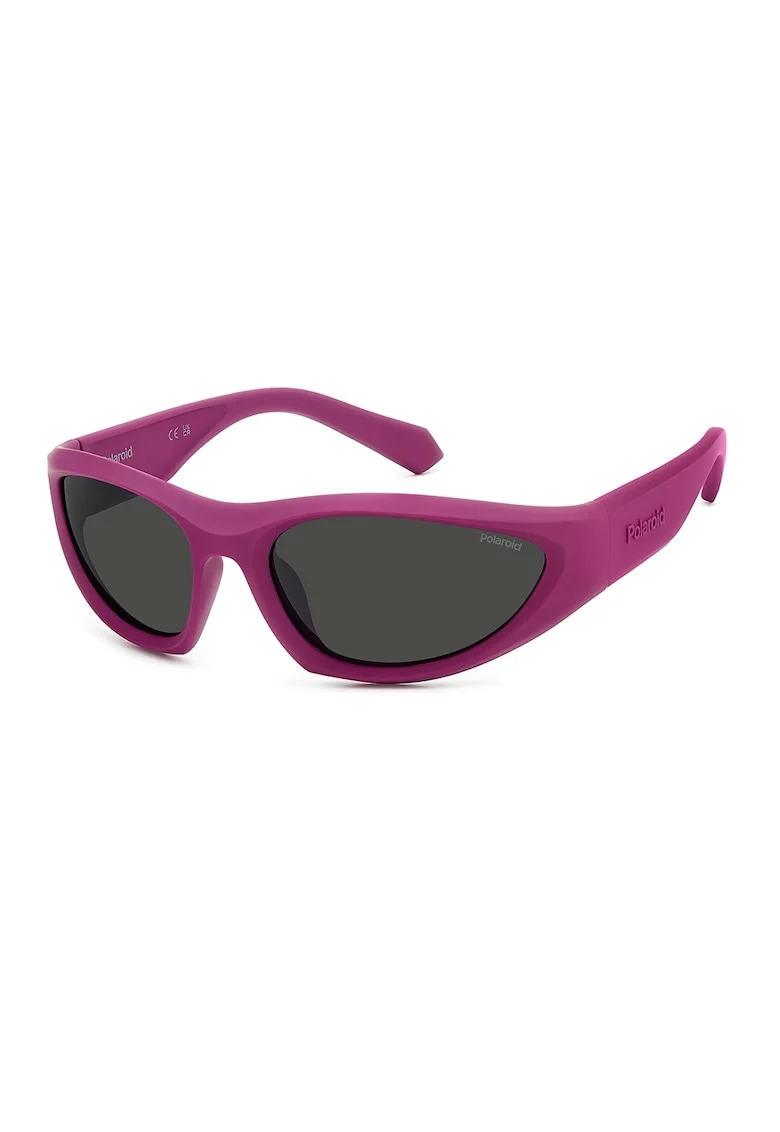 Ochelari de soare wrap unisex polarizati, Fucsia
