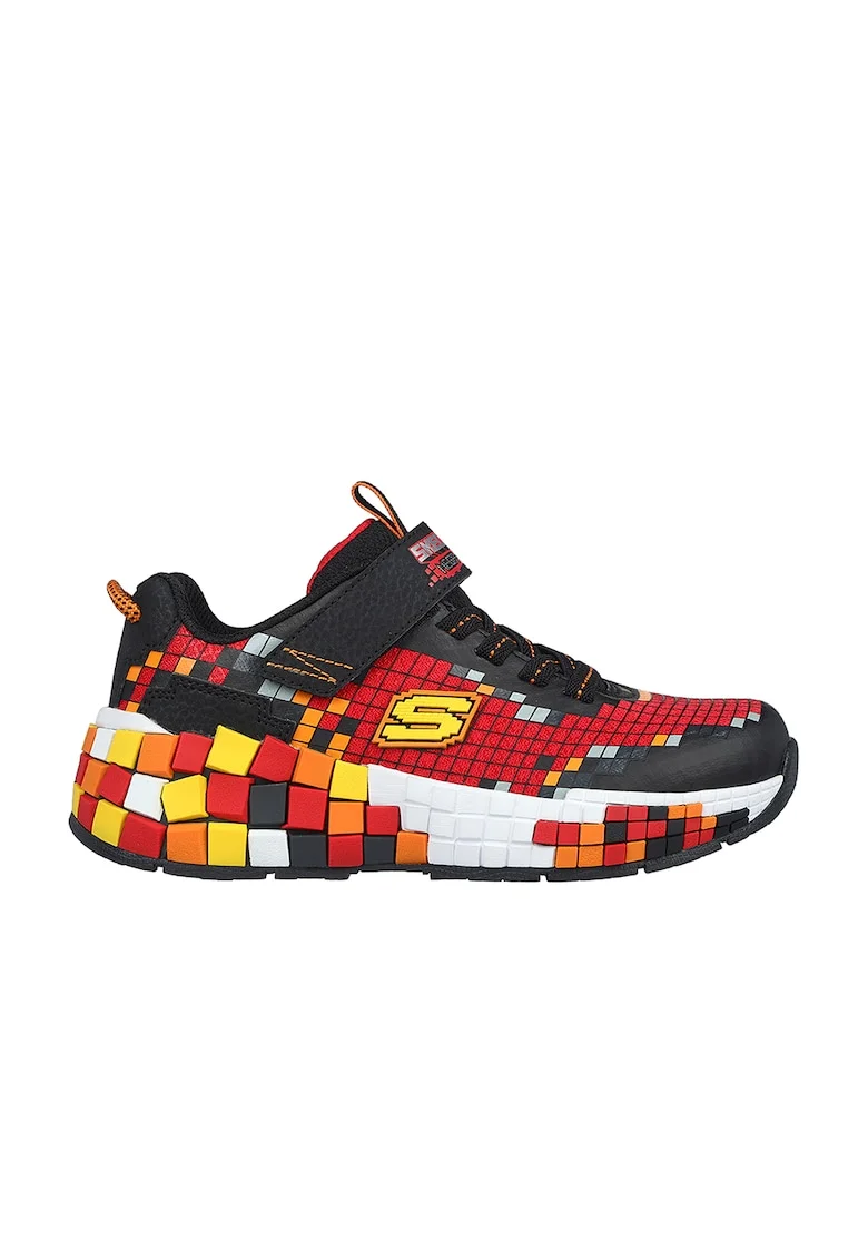 Pantofi sport cu benzi elastice pentru ajustare Mega-Craft 3.0, Rosu/Negru/Portocaliu
