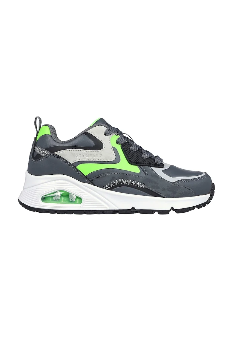 Pantofi sport Uno Gen1 Color Surge, Gri carbune/Verde electric