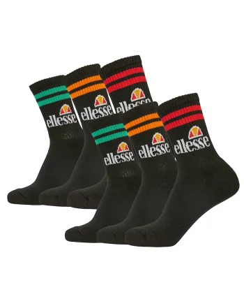 Set de sosete lungi unisex - 6 perechi, Negru/Multicolor