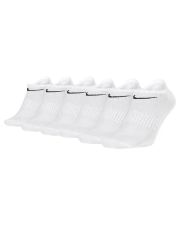 Set de sosete unisex pana la glezna - 6 perechi, Alb