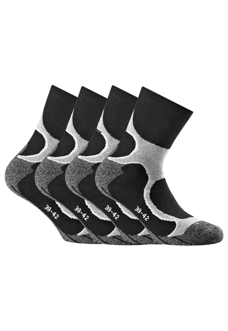 Set de sosete unisex scurte - 4 perechi, Gri