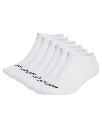 Set de sosete pana la glezna, unisex - 6 perechi, Alb